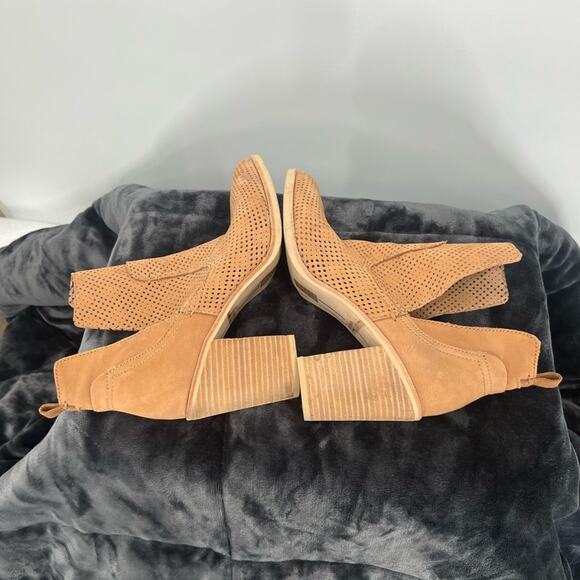 Dolce Vita Shay Perforated Leather Booties - Picture 9 of 10